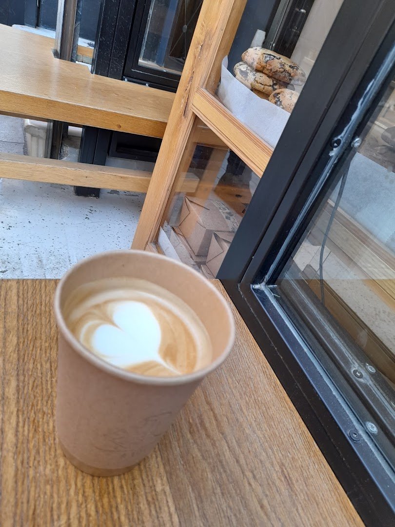 Coffee at A tot, specialty coffee shop in Athens