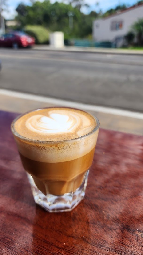 Coffee at Dark Horse Coffee Roasters, specialty coffee shop in San Diego
