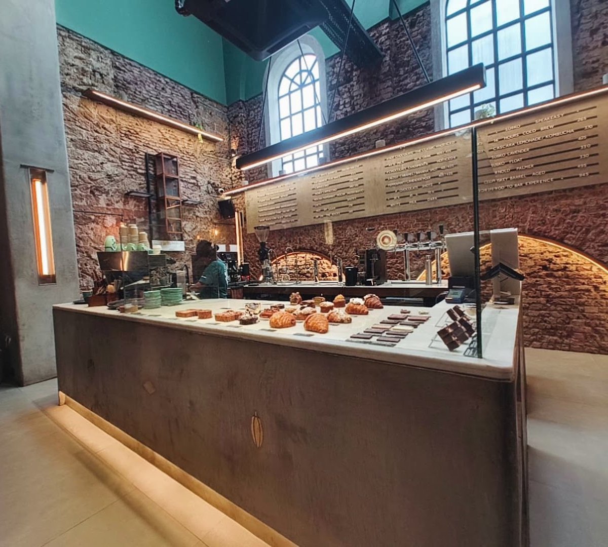 Interior of The Cacao Mill by Subko, specialty coffee shop in Mumbai