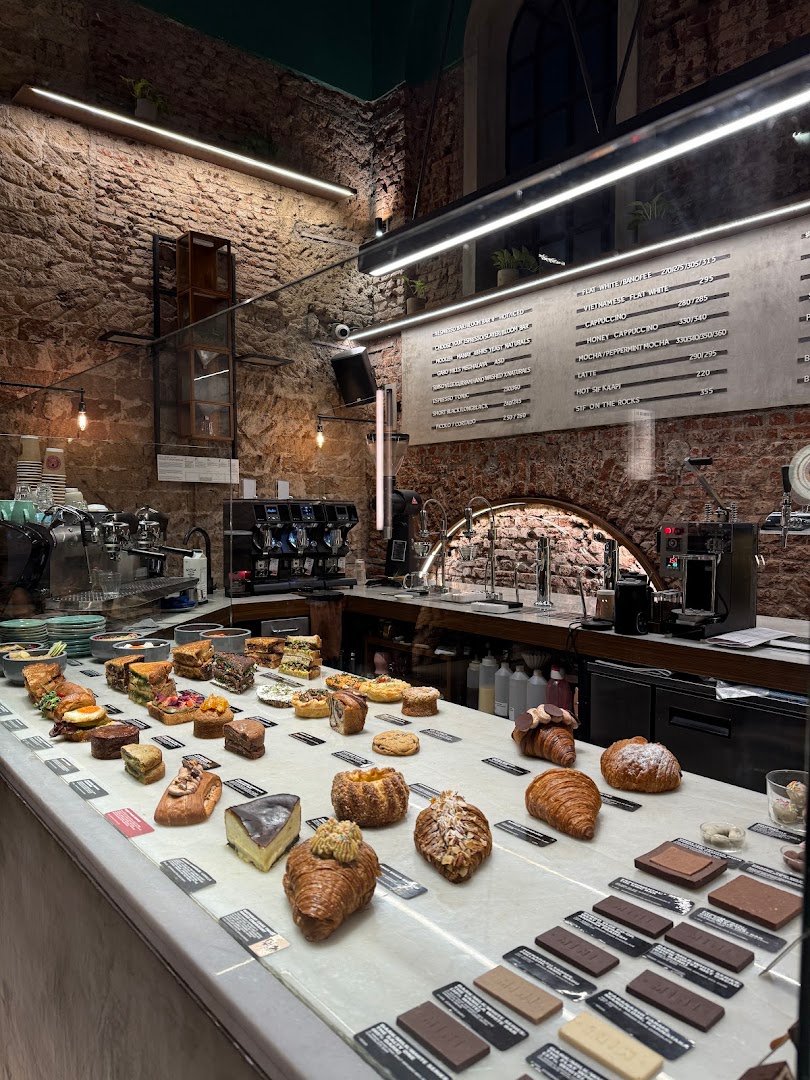 Interior of The Cacao Mill by Subko, specialty coffee shop in Mumbai