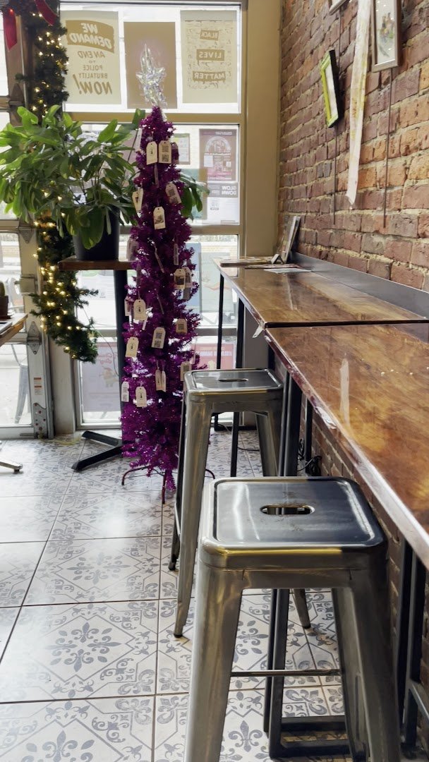 Interior of Espresso A Mano, specialty coffee shop in Pittsburgh