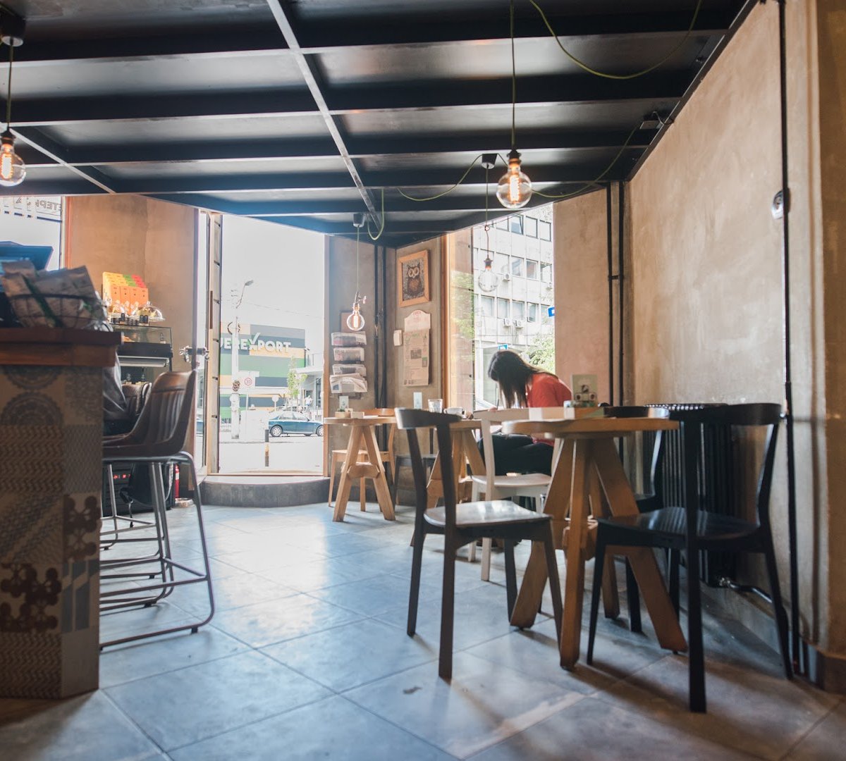 Interior of Kafeterija Dorćol, specialty coffee shop in Belgrade