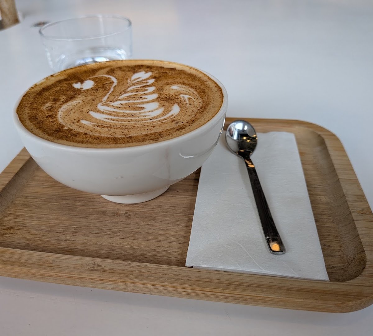 Coffee at TYPIKA, specialty coffee shop in Warsaw