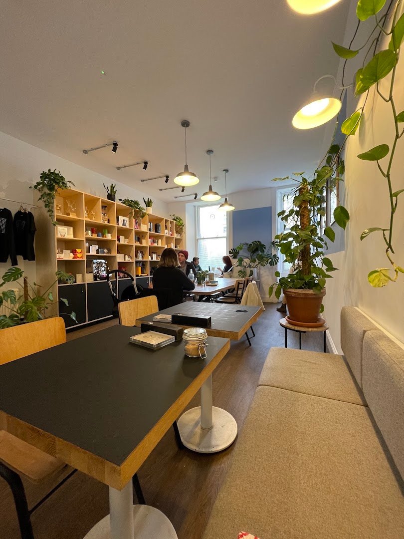 Interior of Machina Coffee - Marchmont Cafe, specialty coffee shop in Edinburgh