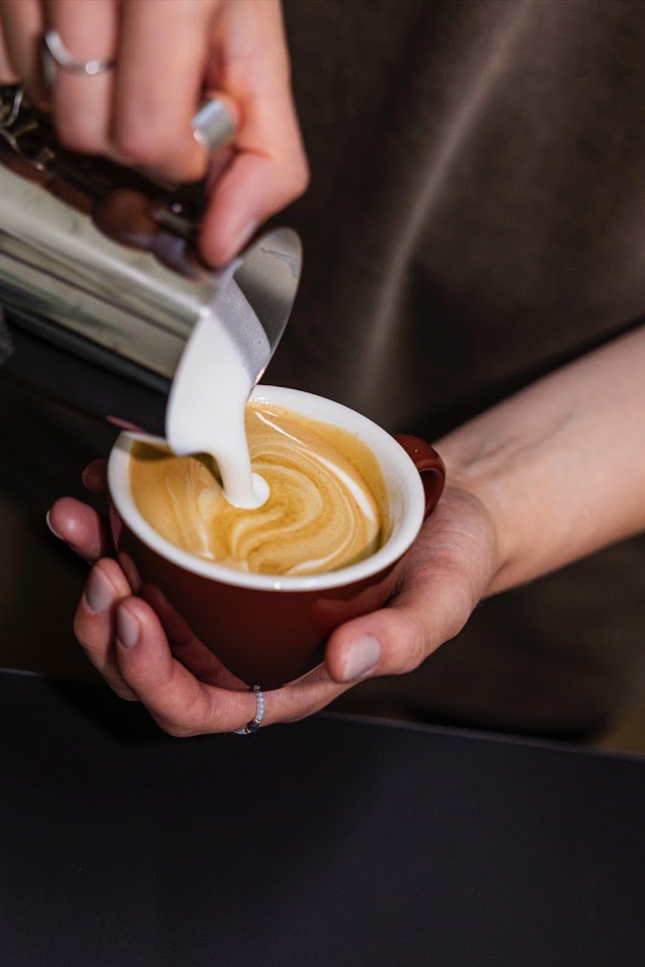 Coffee at Sando Cafe, specialty coffee shop in Warsaw