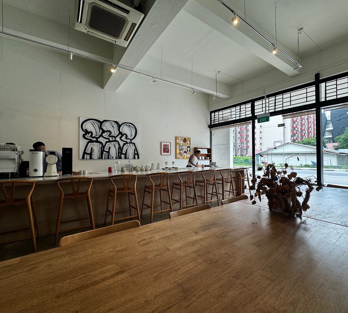 Interior of Apartment Coffee, specialty coffee shop in Singapore