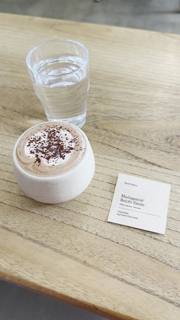 Coffee at Apartment Coffee, specialty coffee shop in Singapore