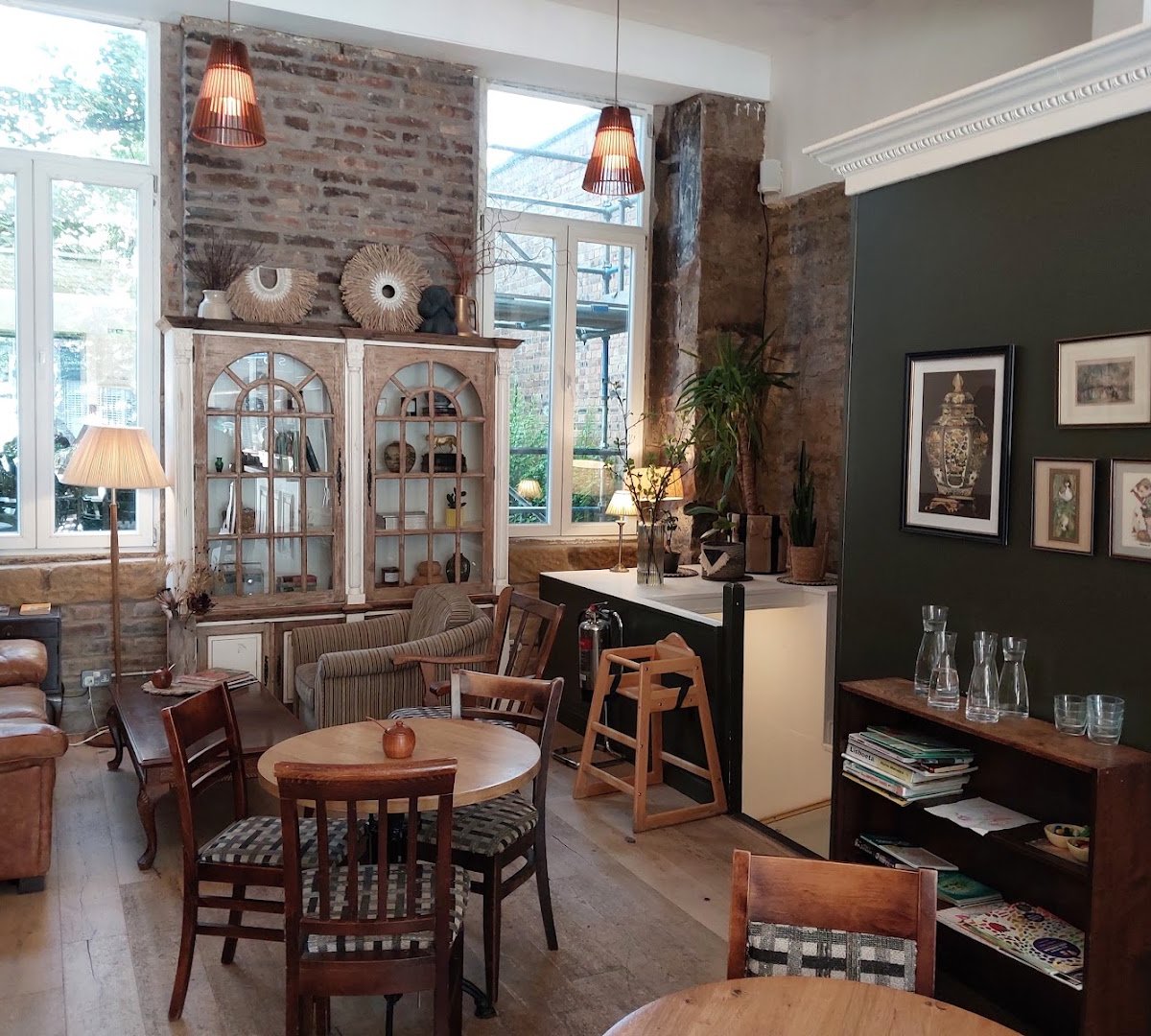 Interior of Roasters - Artisan Cafe, specialty coffee shop in Edinburgh