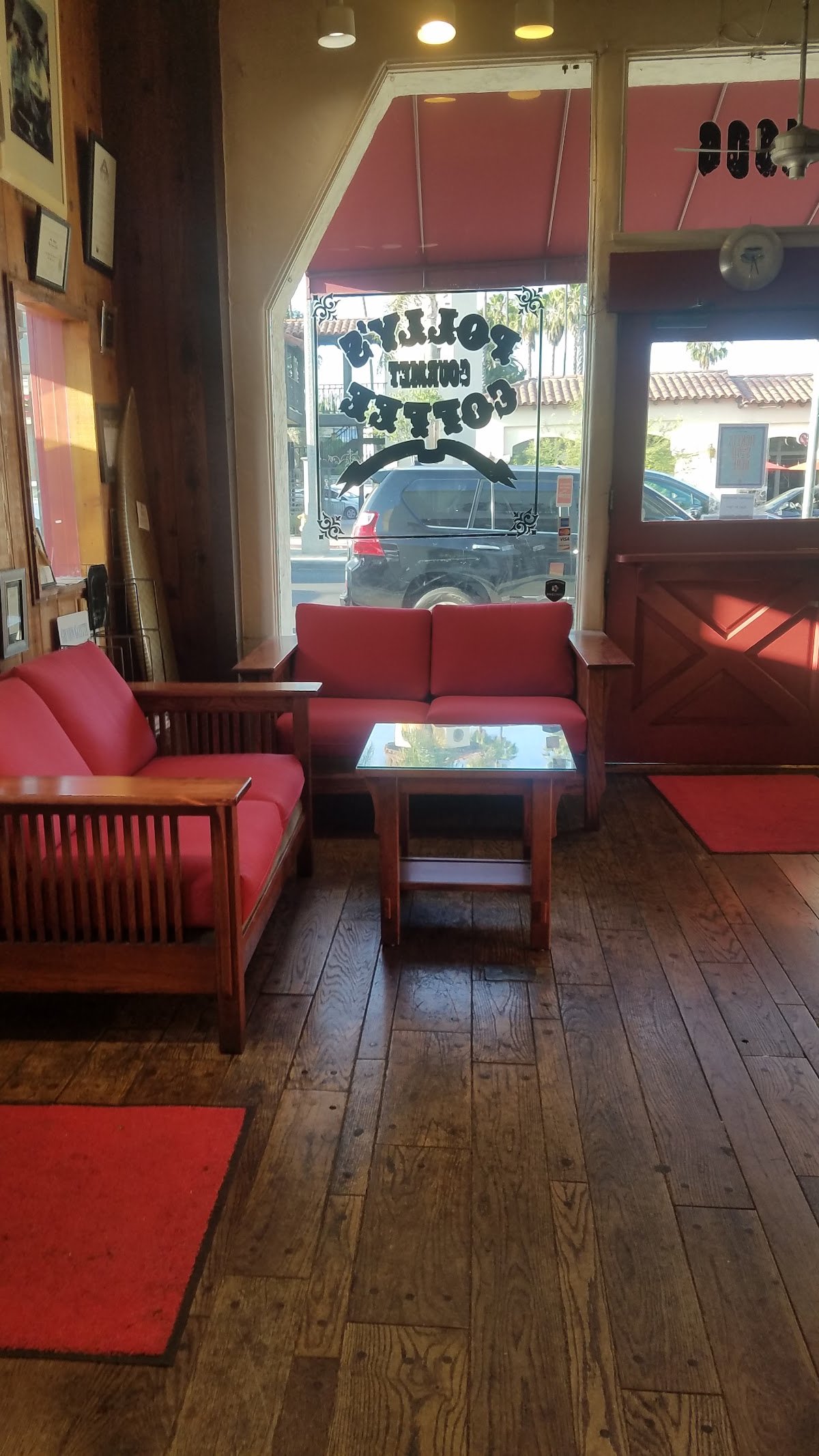 Interior of Sheldrake Coffee Roasting, specialty coffee shop in Los Angeles