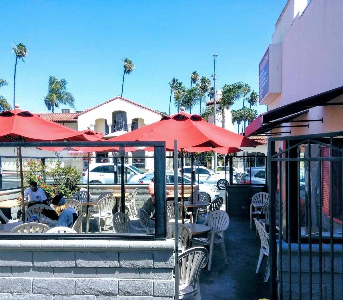 Storefront of Sheldrake Coffee Roasting, specialty coffee shop in Los Angeles