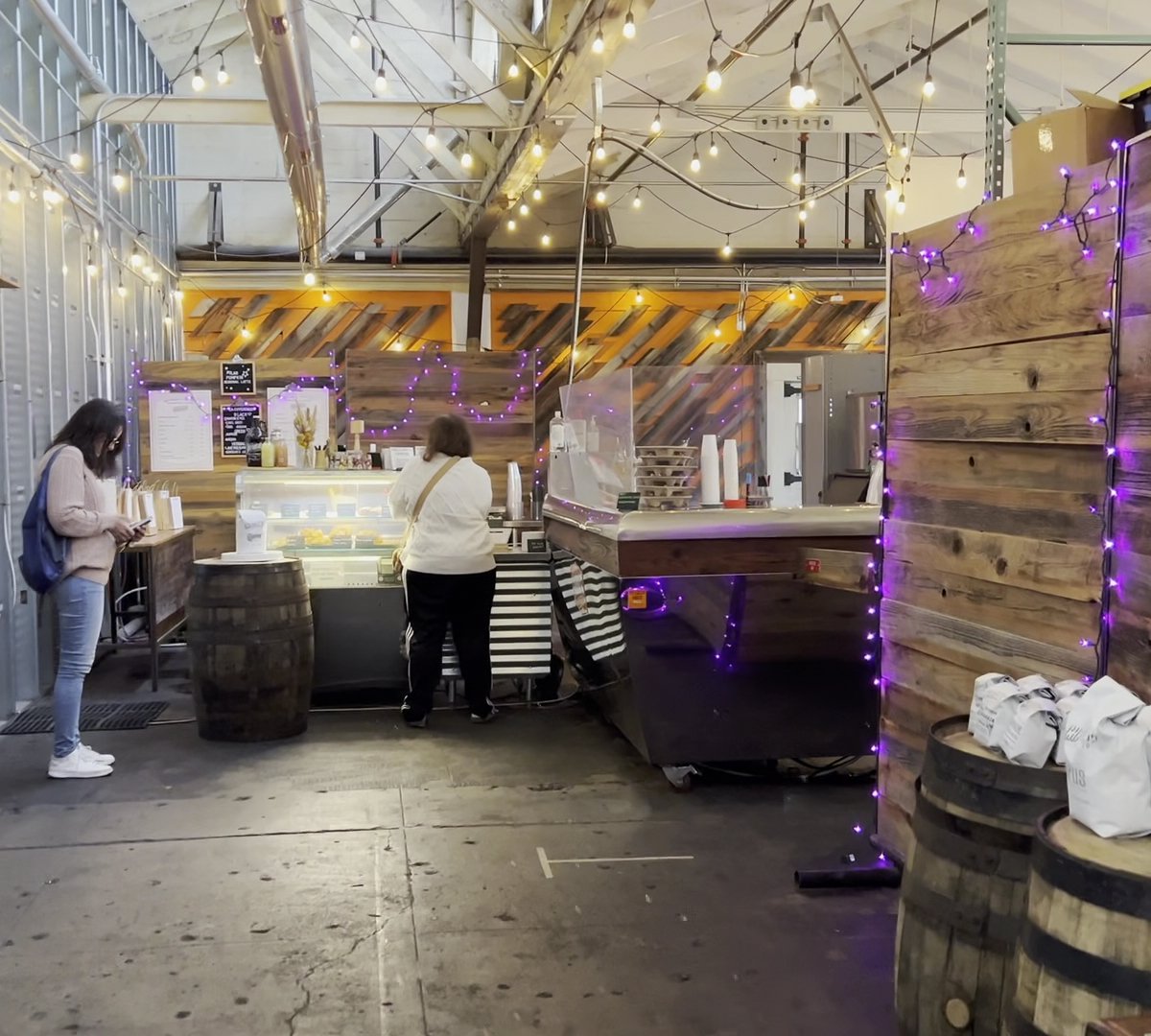 Interior of Chromatic Coffee Co., specialty coffee shop in San Jose