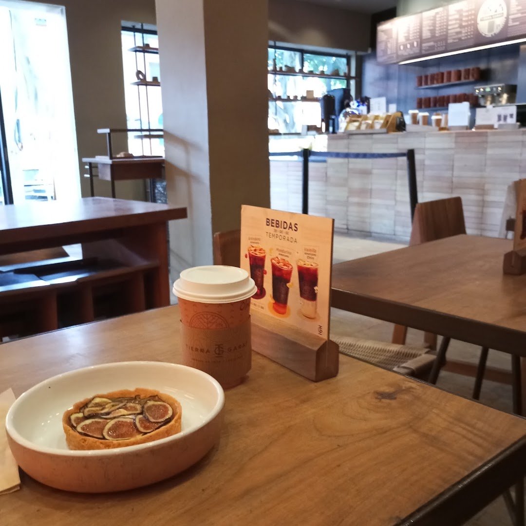 Interior of Tierra Garat Independencia, specialty coffee shop in Mexico City
