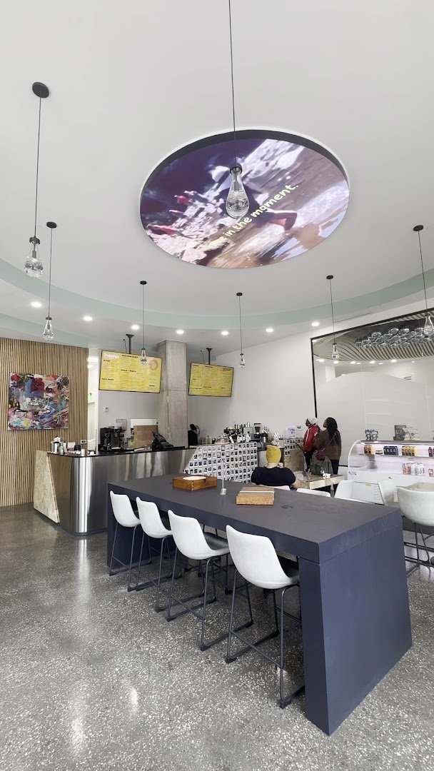 Interior of PureFyx Health Bar, Coffee Shop & Juicery, specialty coffee shop in Cleveland