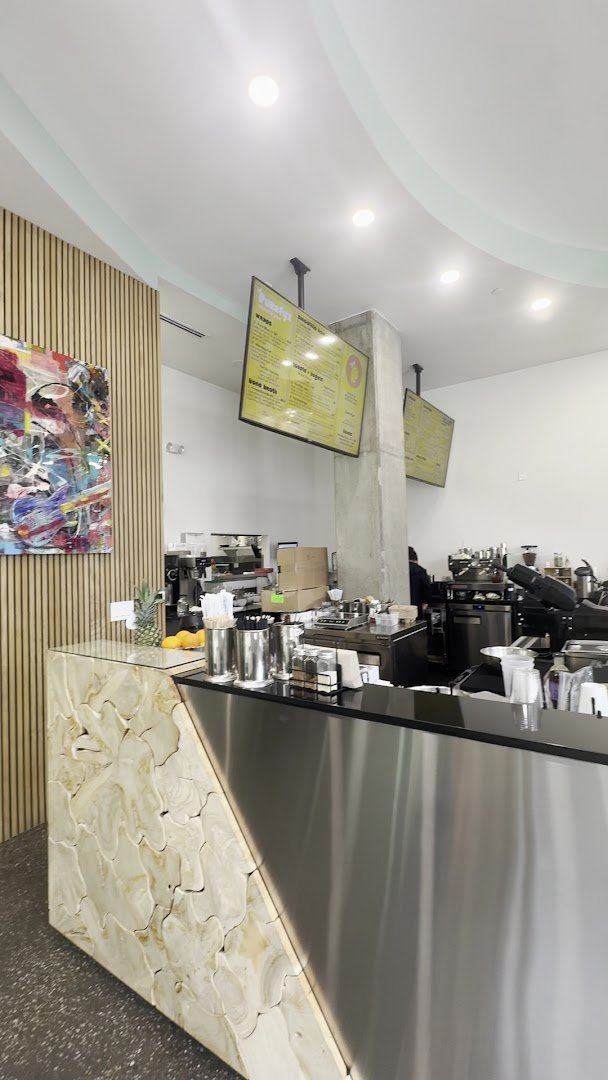 Interior of PureFyx Health Bar, Coffee Shop & Juicery, specialty coffee shop in Cleveland