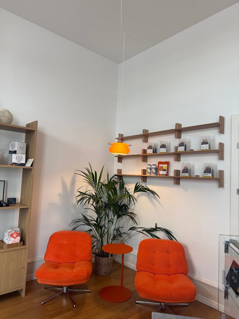 Interior of ANOTHER Cafe & Concept Store, specialty coffee shop in Zurich