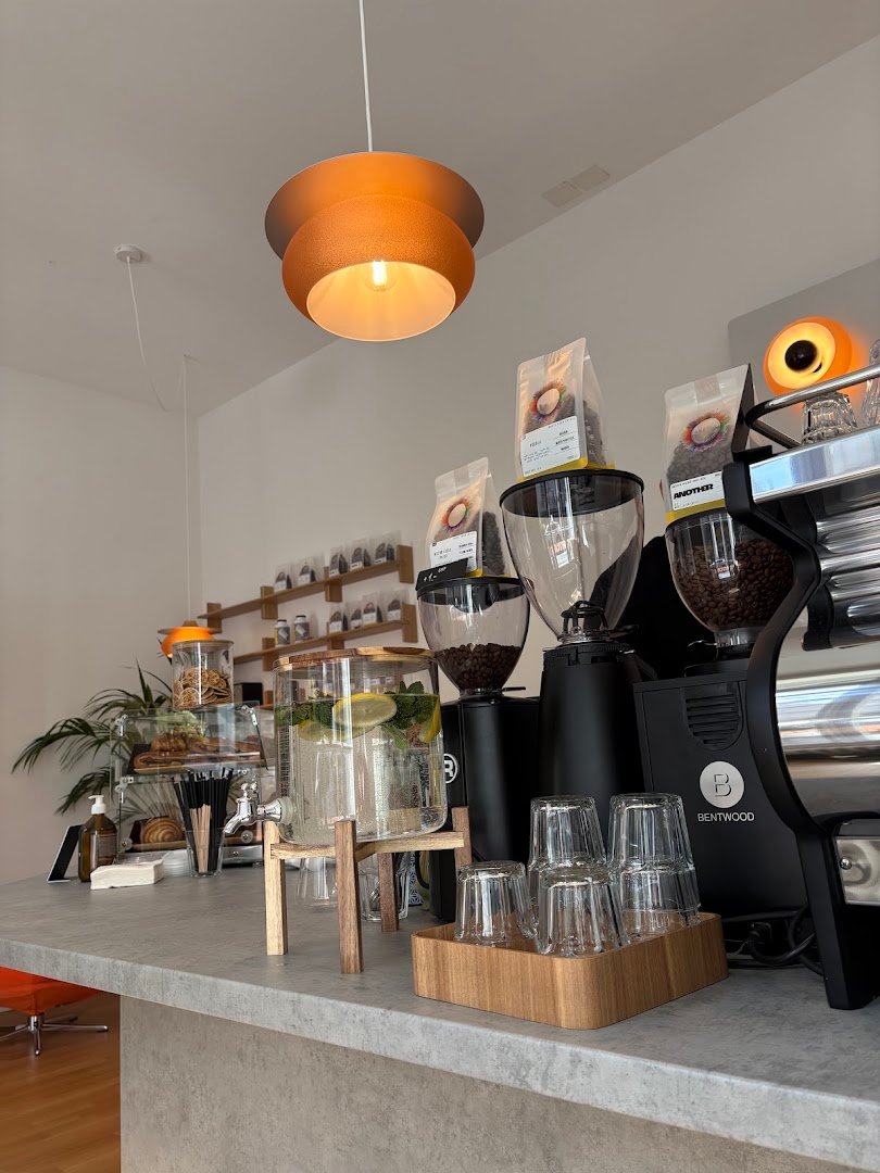 Interior of ANOTHER Cafe & Concept Store, specialty coffee shop in Zurich