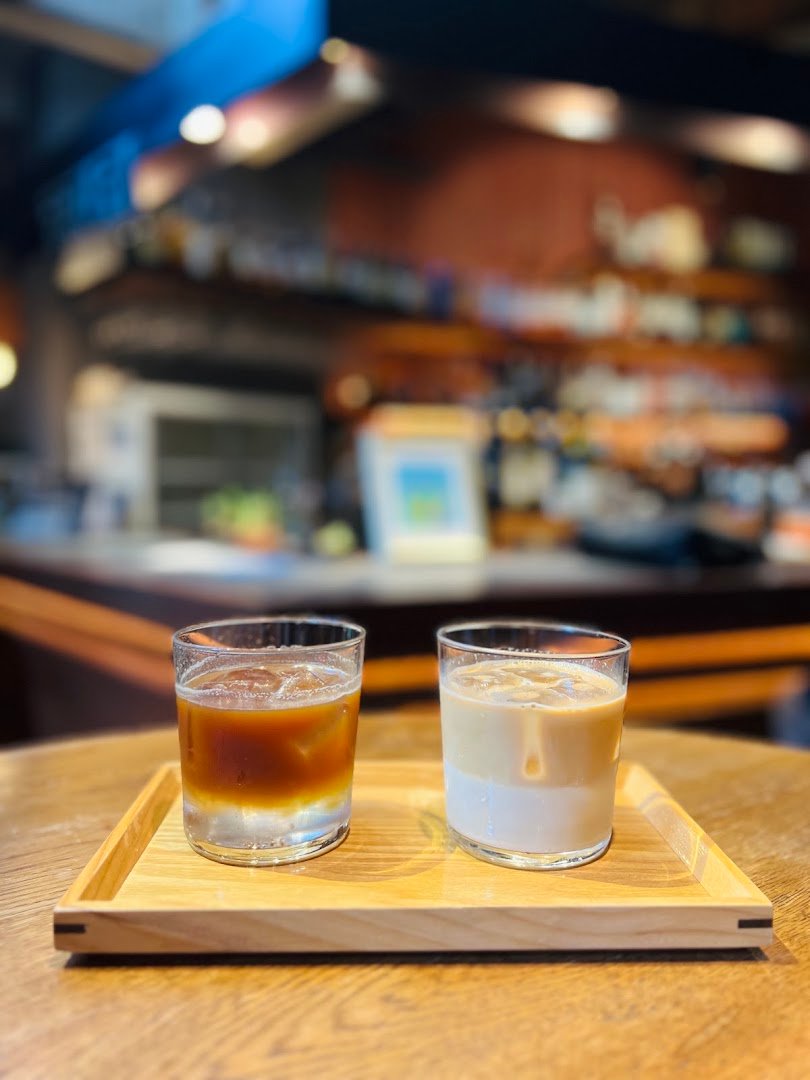 Coffee at Berth Coffee, specialty coffee shop in Tokyo