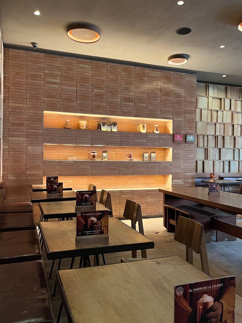 Interior of Tierra Garat, Hidalgo, specialty coffee shop in Mexico City