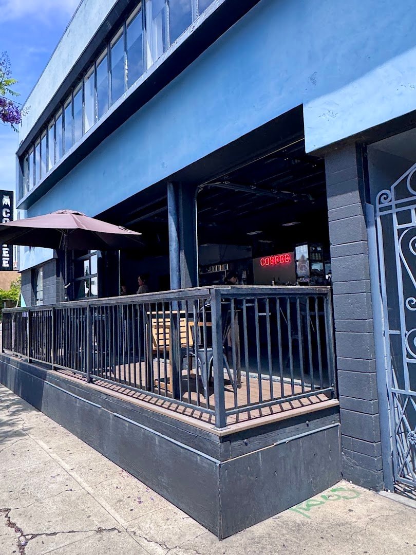 Storefront of James Coffee Co., specialty coffee shop in San Diego