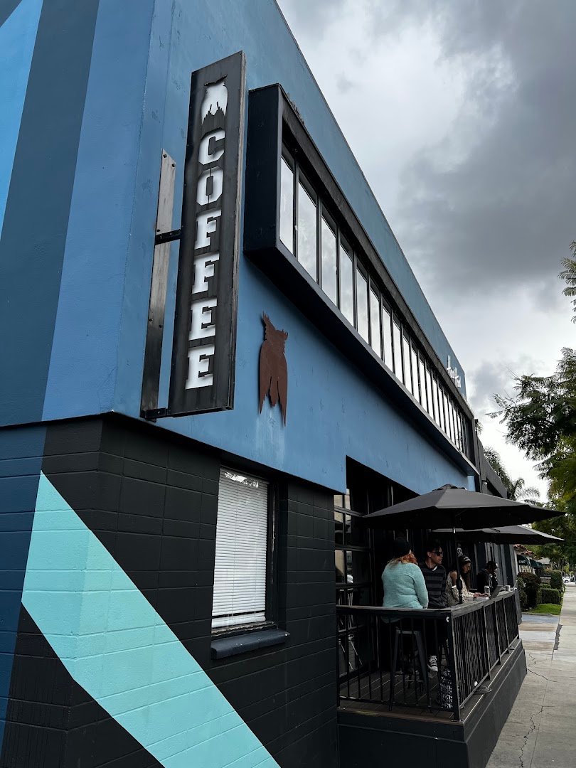 Storefront of James Coffee Co., specialty coffee shop in San Diego