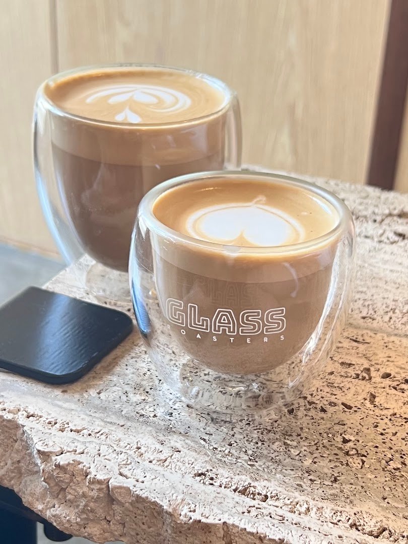 Coffee at Glass Roasters, specialty coffee shop in Singapore