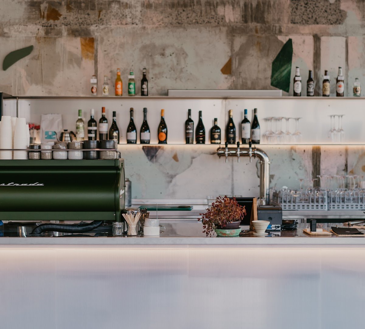 Interior of Ye's kafe | wine, specialty coffee shop in Prague