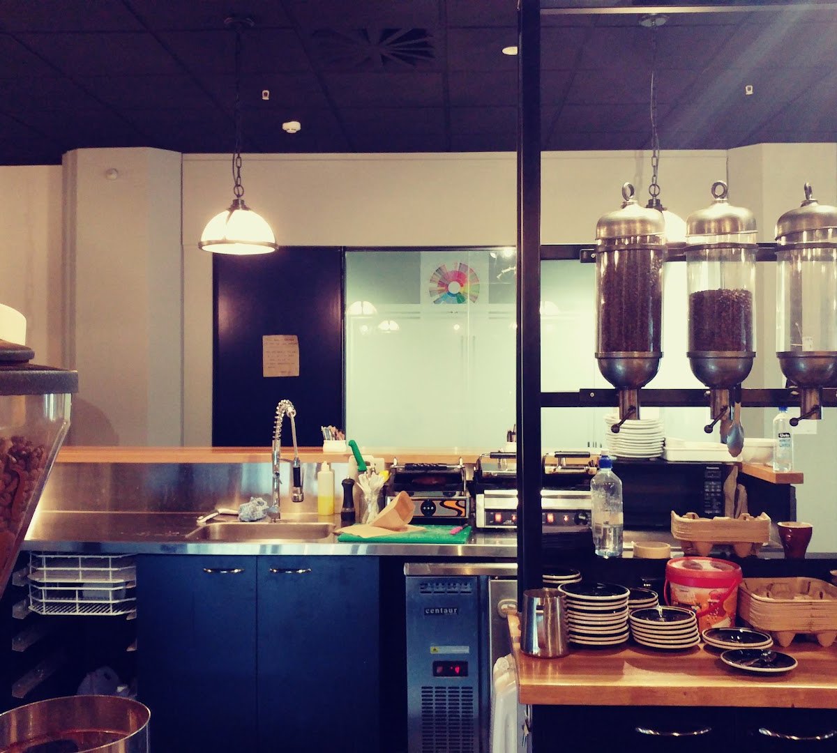 Interior of Vivace Espresso Bar, specialty coffee shop in Wellington