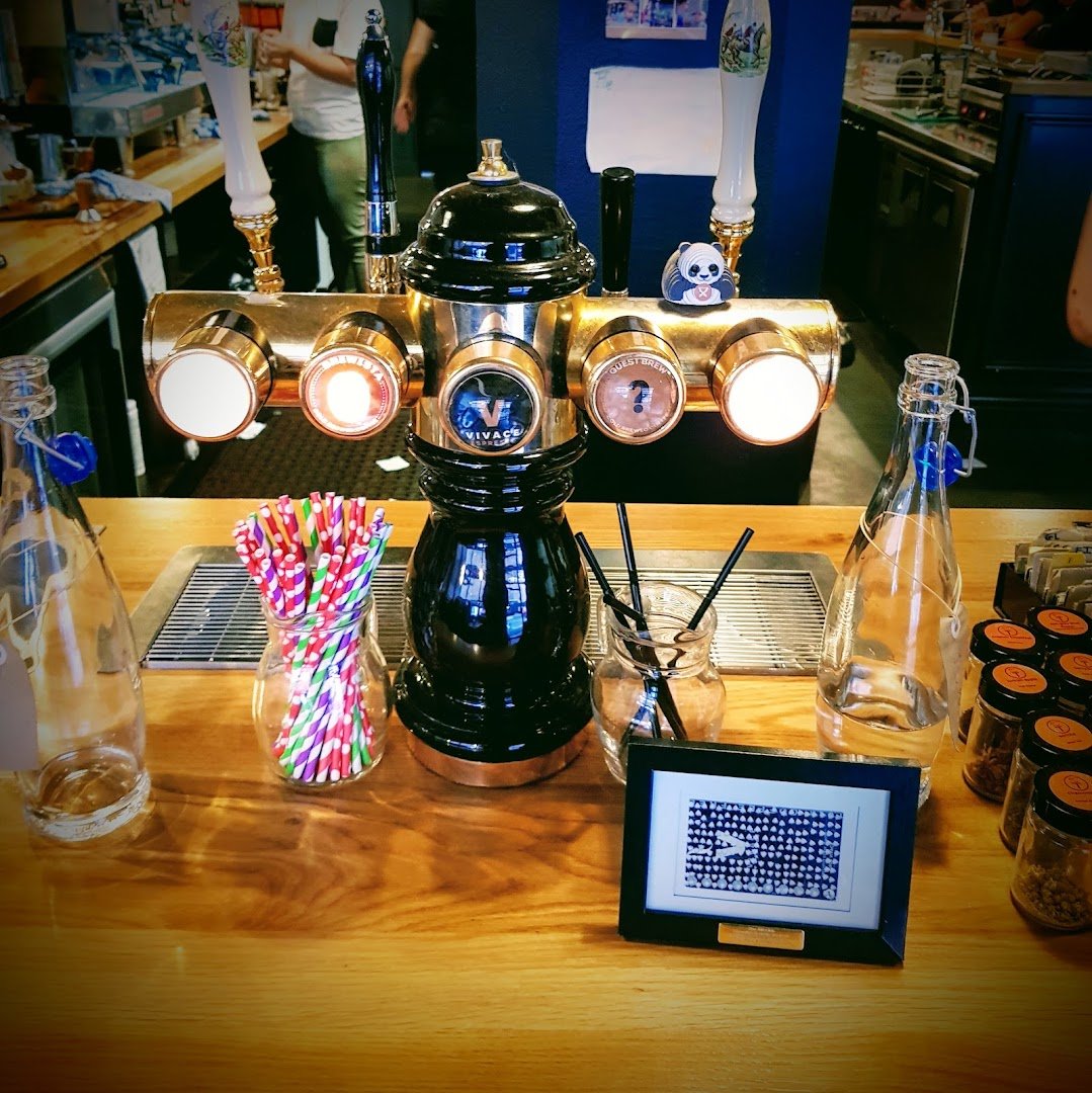 Interior of Vivace Espresso Bar, specialty coffee shop in Wellington