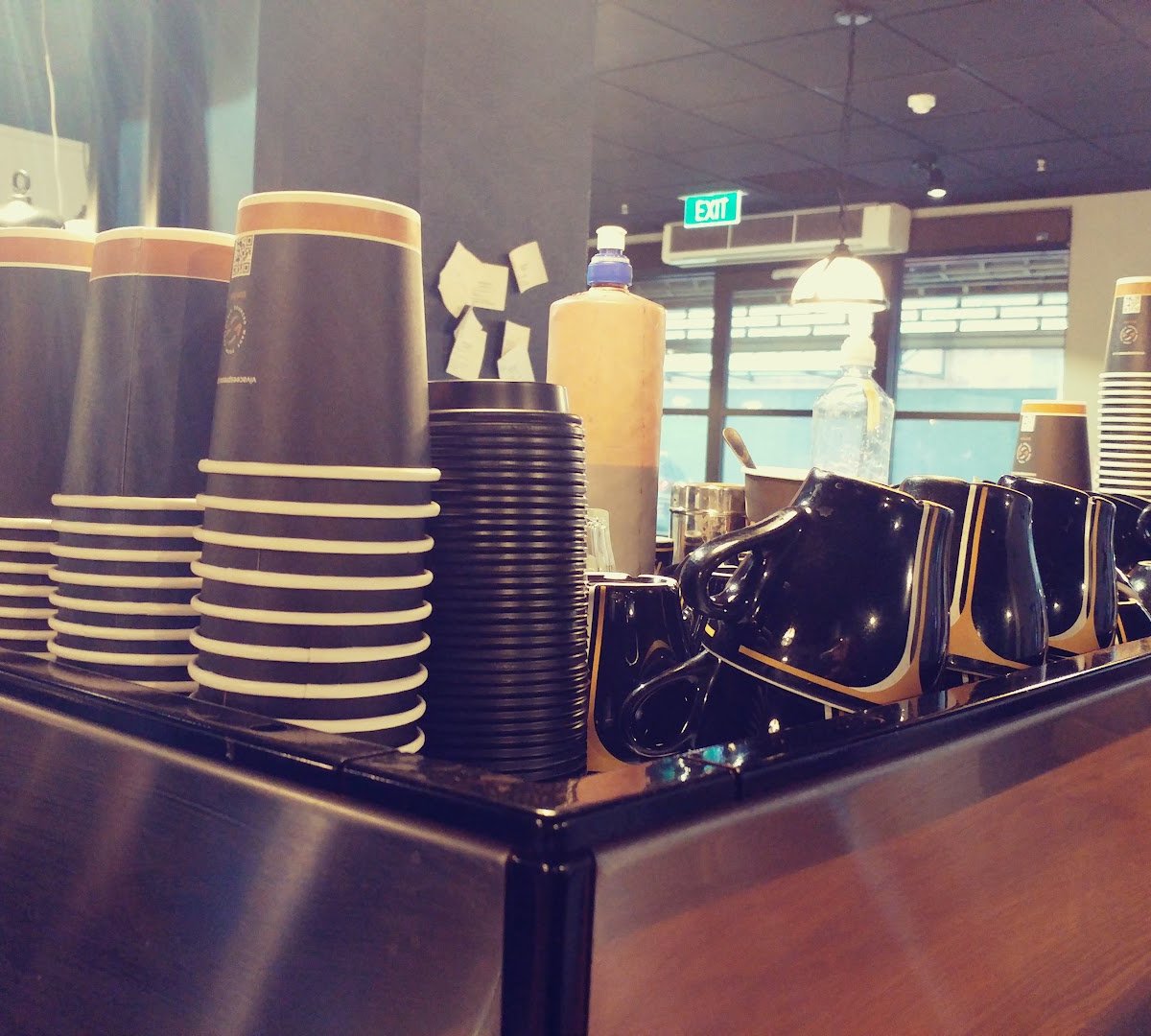 Interior of Vivace Espresso Bar, specialty coffee shop in Wellington