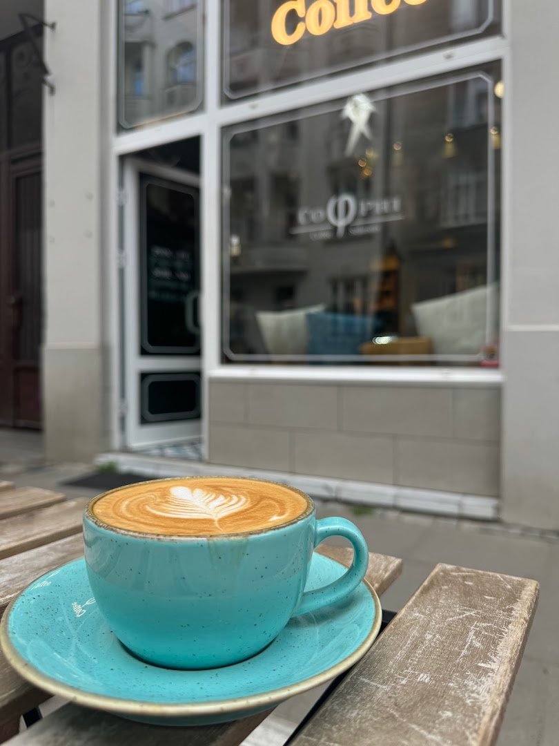 Coffee at Cafe Central, specialty coffee shop in Warsaw