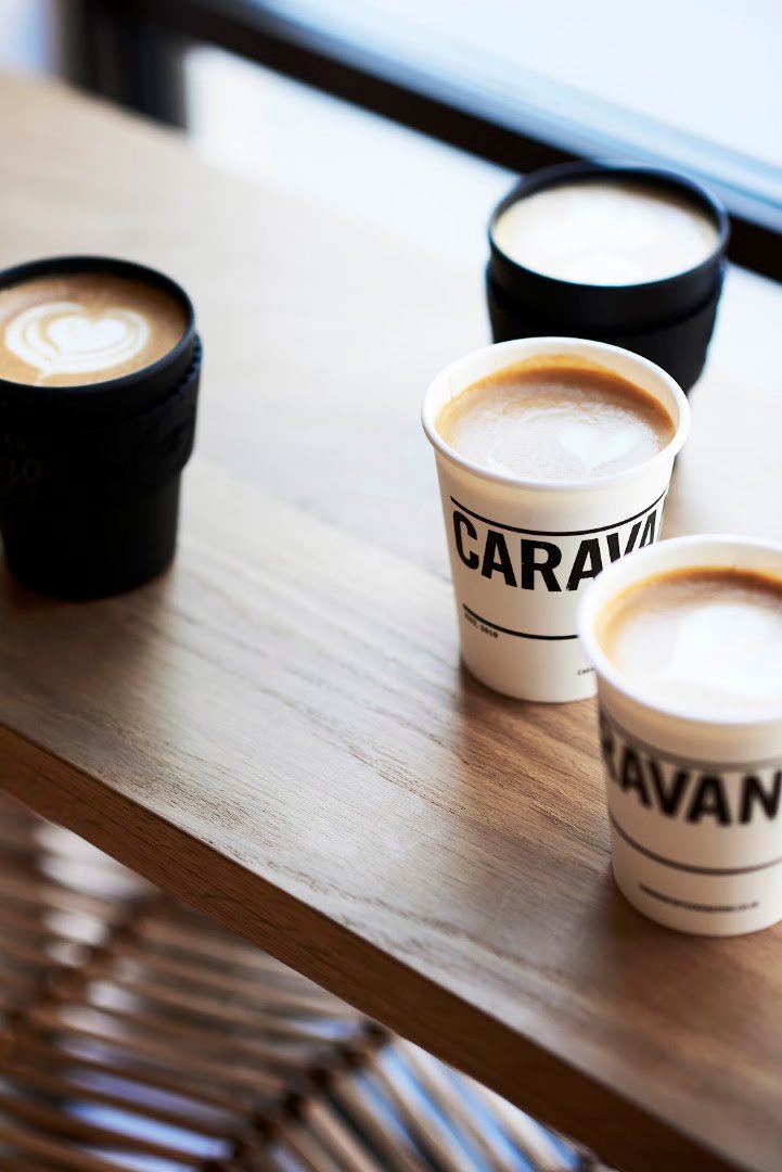 Caravan Coffee Roasters at Fora Euston Road specialty coffee shop in London - photo 4
