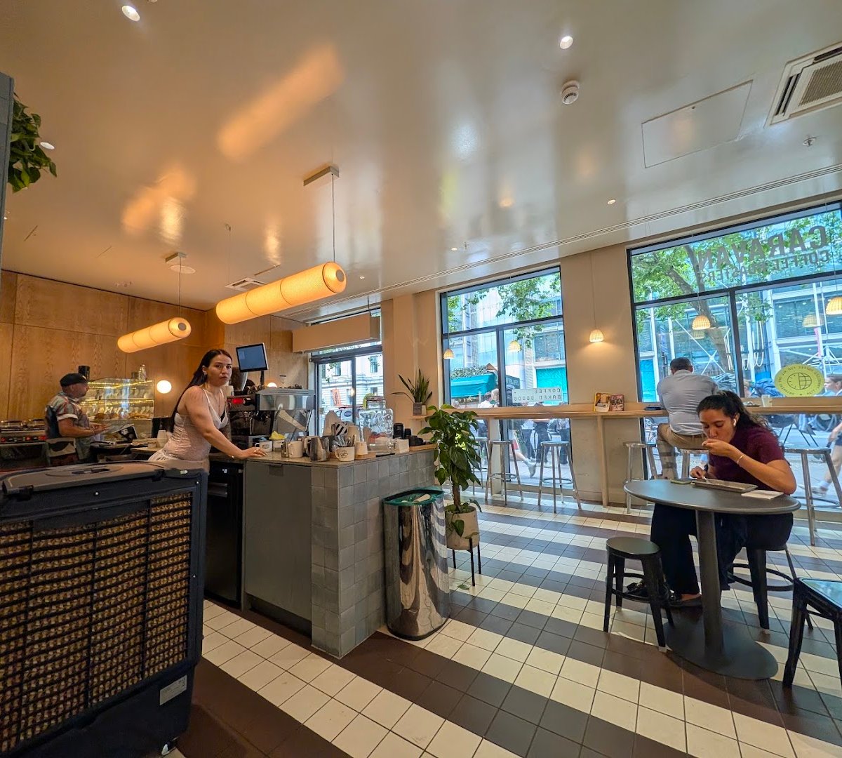 Caravan Coffee Roasters at Fora Euston Road specialty coffee shop in London - photo 6