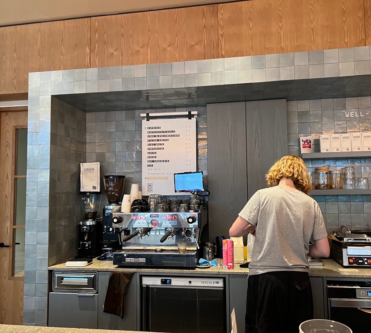 Caravan Coffee Roasters at Fora Euston Road specialty coffee shop in London - photo 8