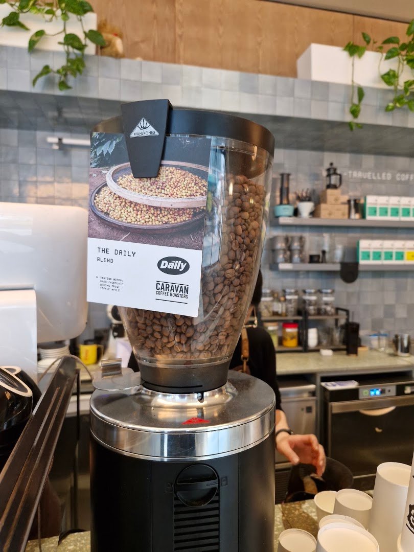 Caravan Coffee Roasters at Fora Euston Road specialty coffee shop in London - photo 10