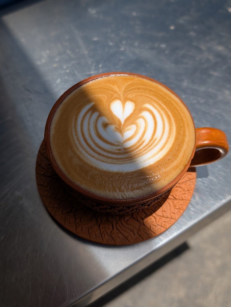 Coffee at Akhanay Coffee Roasters, specialty coffee shop in San Antonio
