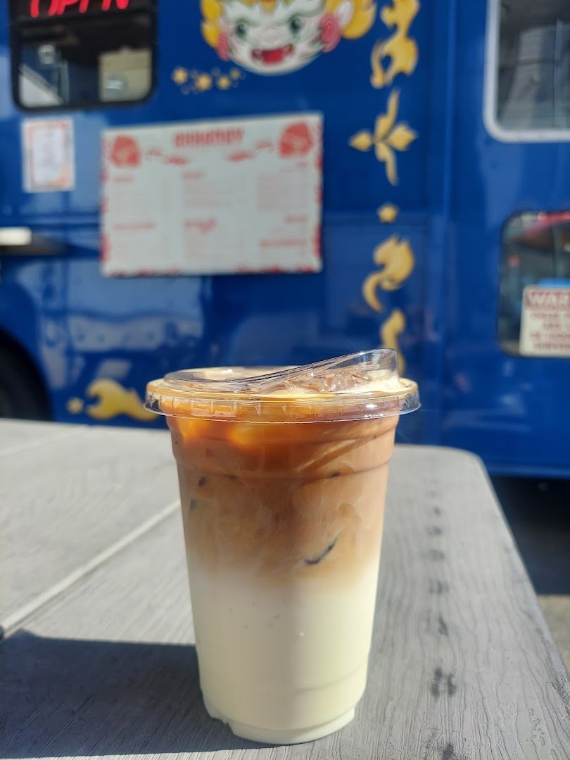 Coffee at Akhanay Coffee Roasters, specialty coffee shop in San Antonio