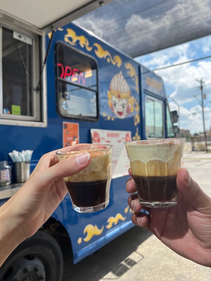 Coffee at Akhanay Coffee Roasters, specialty coffee shop in San Antonio