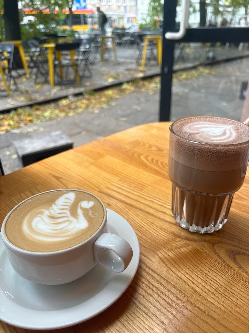 Coffee at Kawiarnia Fawory, specialty coffee shop in Warsaw
