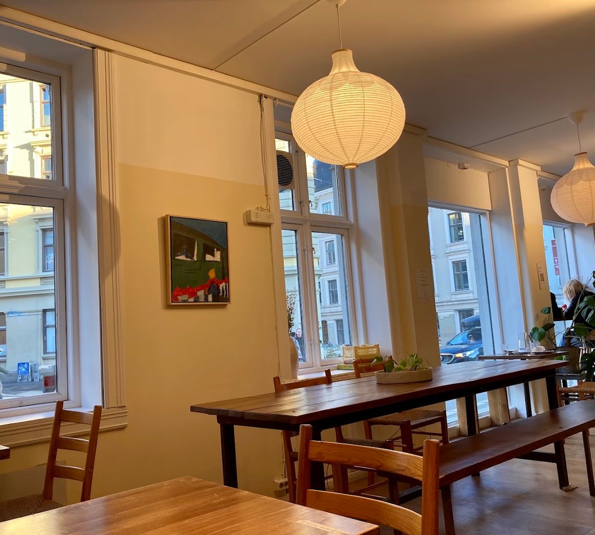 Interior of Liebling, specialty coffee shop in Oslo
