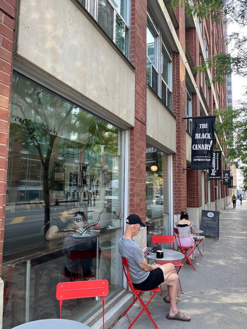 Storefront of The Black Canary Espresso Bar (Sherbourne), specialty coffee shop in Toronto
