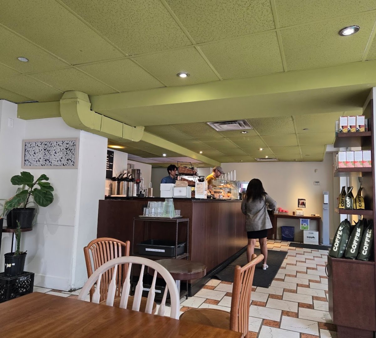 Interior of The Black Canary Espresso Bar (Sherbourne), specialty coffee shop in Toronto