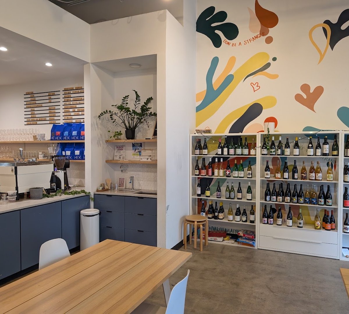 Interior of Stable Hand, specialty coffee shop in Charlotte