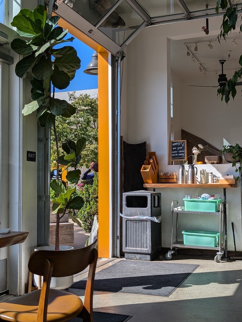 Interior of 11th Hour Coffee Westside, specialty coffee shop in Santa Cruz