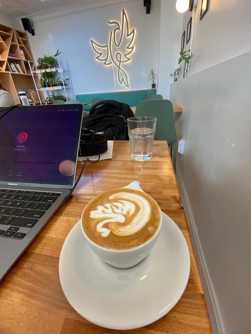 Coffee at Phoenix Coffee Company, specialty coffee shop in Cleveland