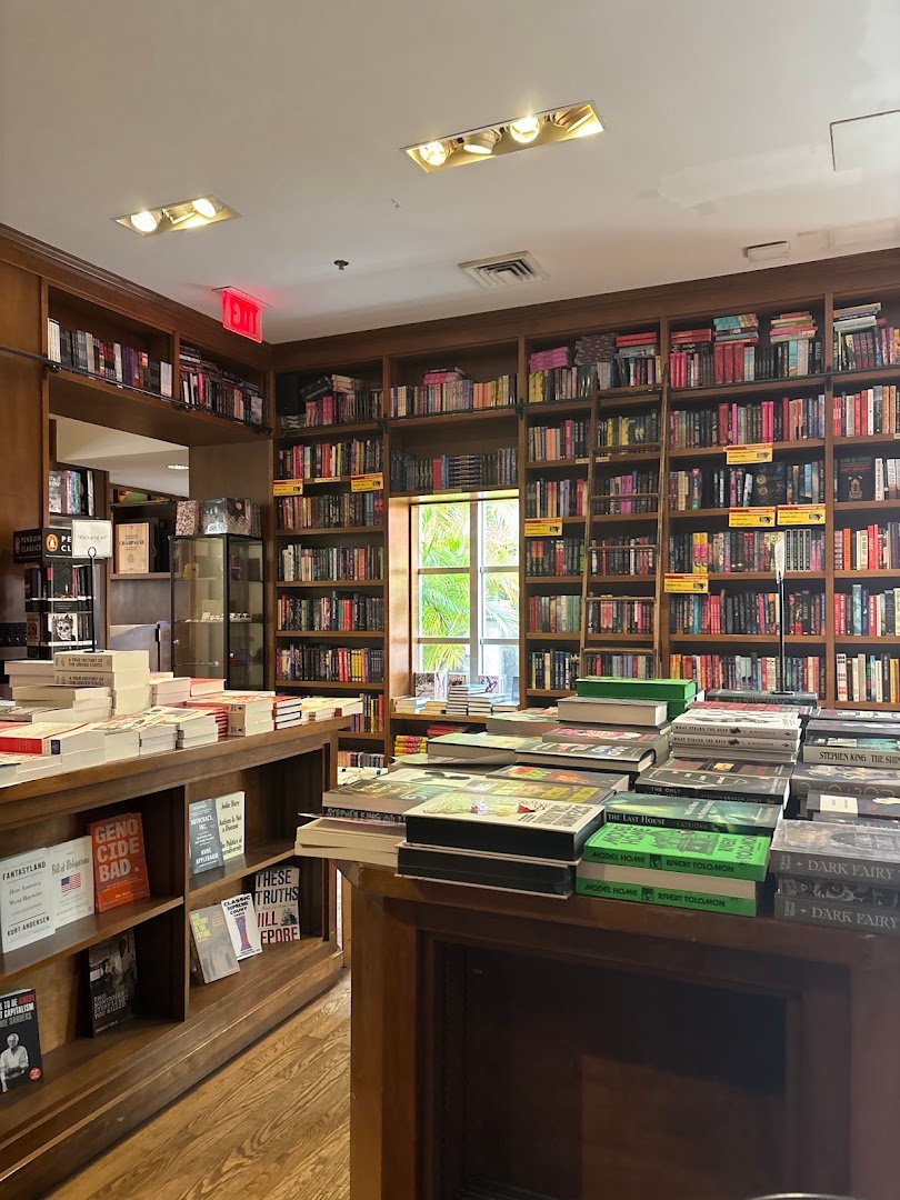 Interior of The Café at Books & Books, specialty coffee shop in Miami