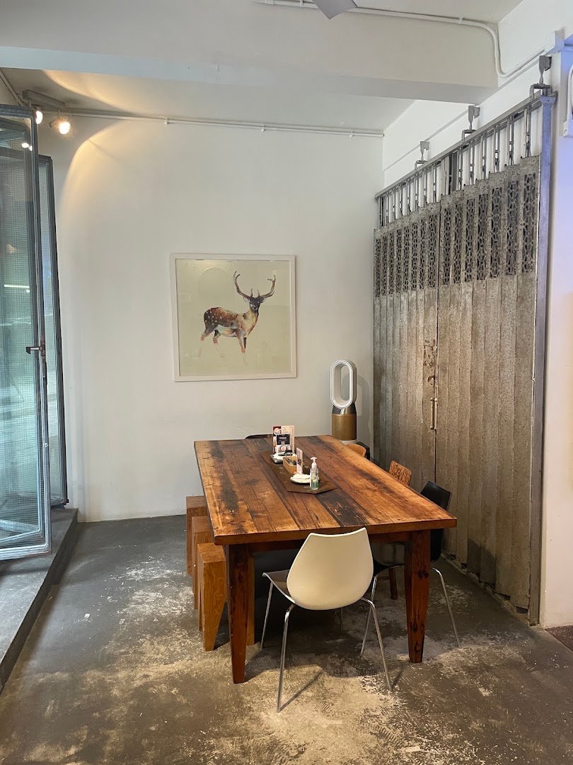 Interior of Lof10, specialty coffee shop in Hong Kong