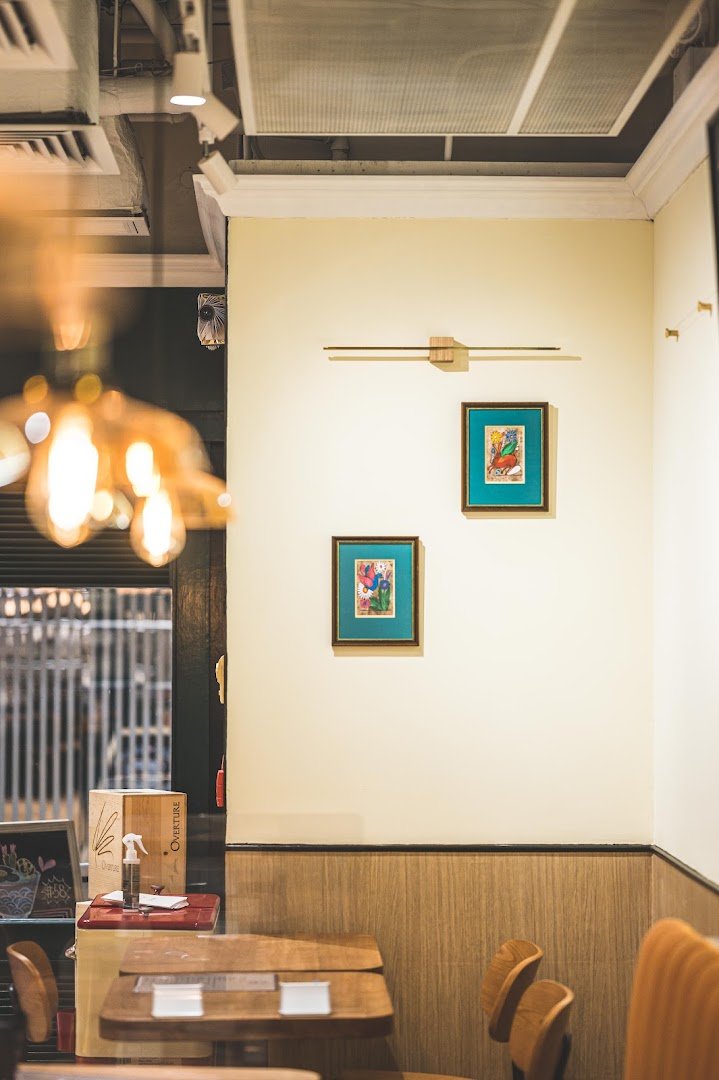 Interior of Lof10, specialty coffee shop in Hong Kong