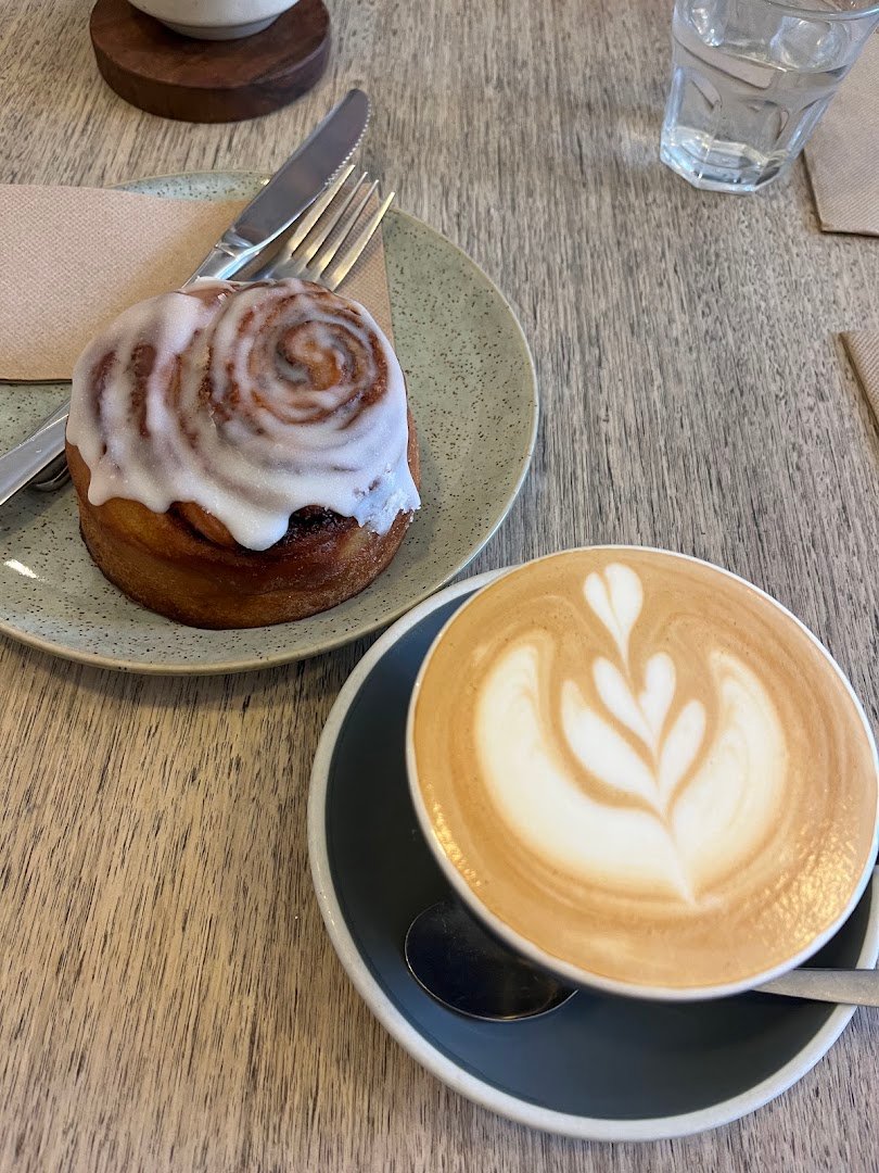 Coffee at Frank's Coffee & Eats, specialty coffee shop in Wellington