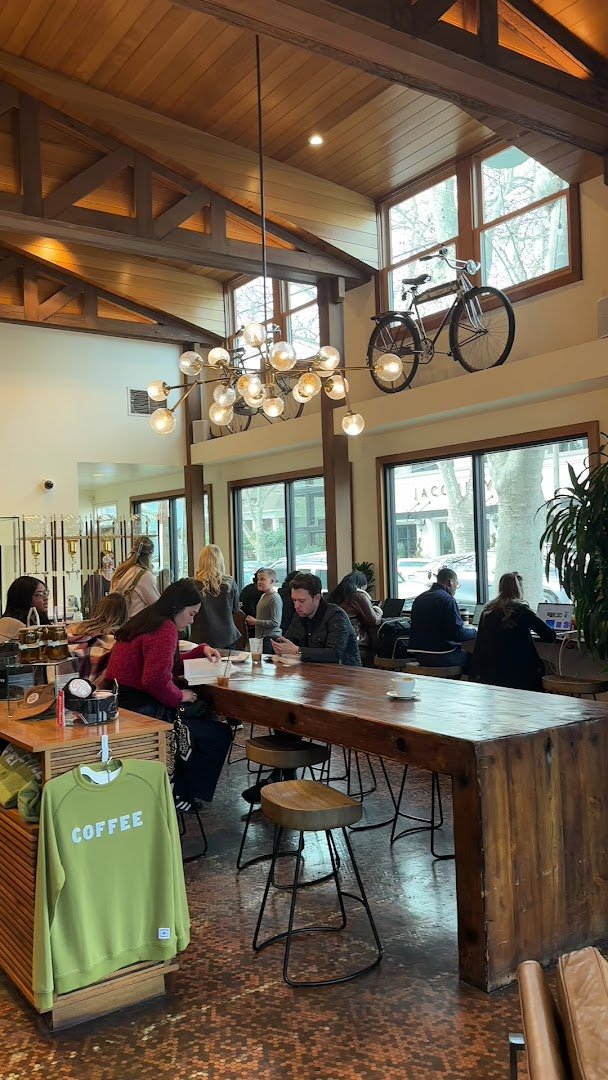 Interior of Temple Coffee Roasters, specialty coffee shop in Sacramento