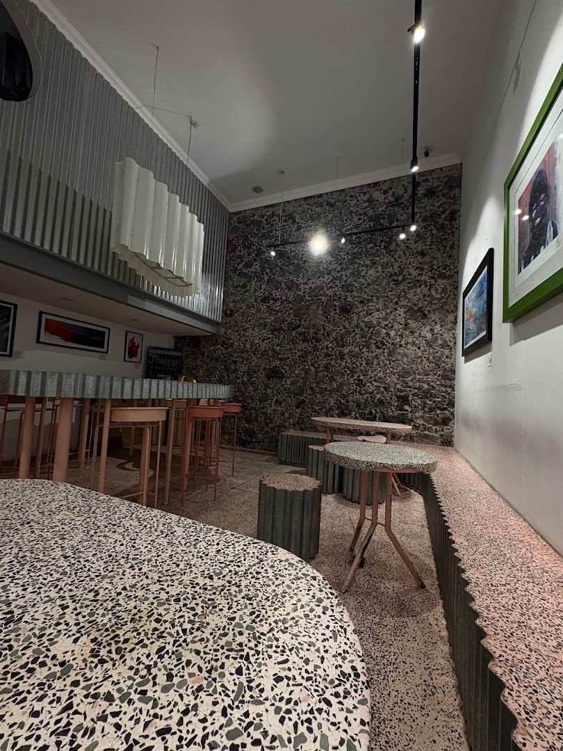 Interior of Díaz de Café, specialty coffee shop in Mexico City
